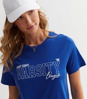 New Look Bright Blue Varsity Logo T-Shirt